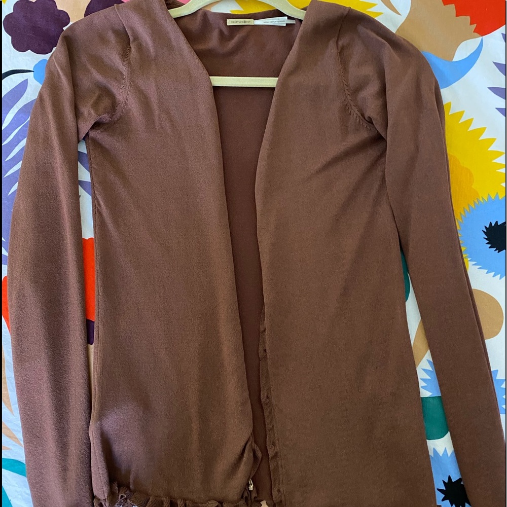 Max Studio Silk and nylon sweater